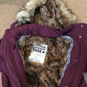 garage snow proof parka